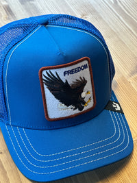 TRUCKER CAP THE FREEDOM EAGLE GOORIN BROS BLU