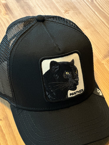 TRUCKER CAP THE PANTHER GOORIN BROS NERO