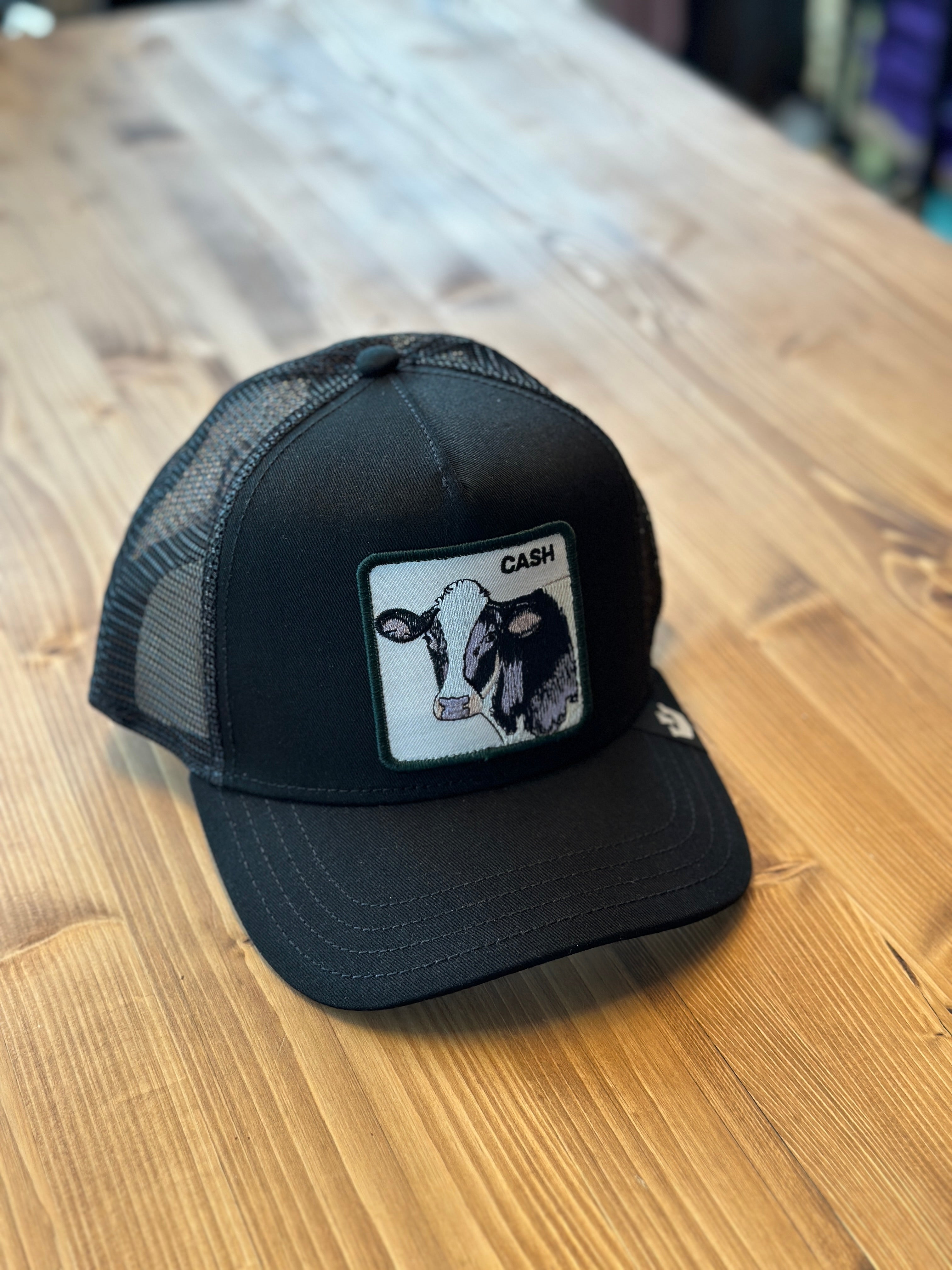 TRUCKER CAP THE CASH COW GOORIN BROS NERO