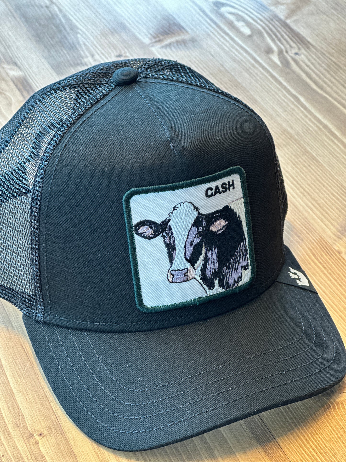 TRUCKER CAP THE CASH COW GOORIN BROS NERO