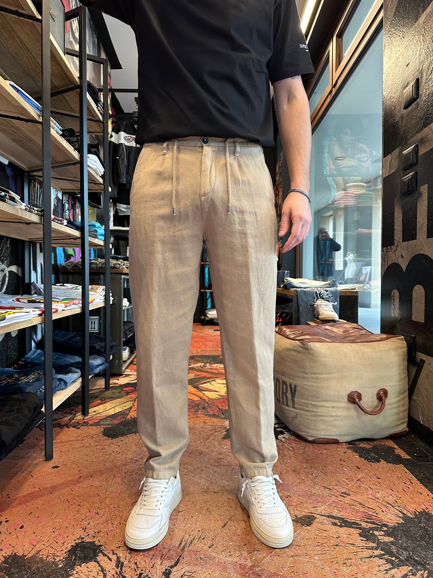 PANTALACCIO BERNA LINO/COTONE COLONIALE