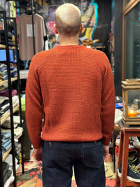 MAGLIONE TWEED ROSSO