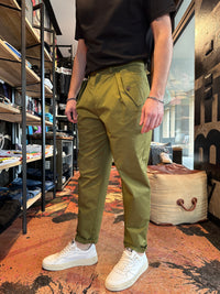 PANTALONE BERNA VERDE FIT OVER