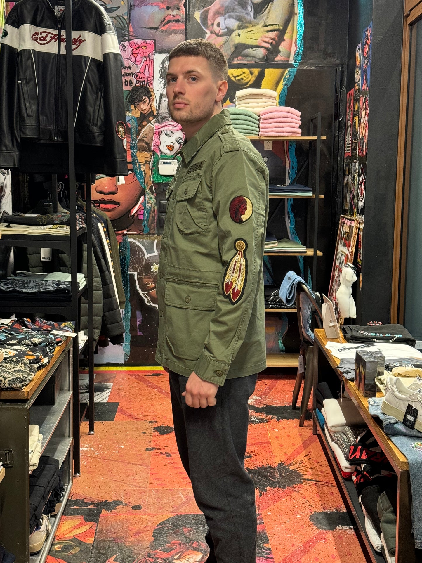 FIELD JACKET BERNA ARMY GREEN