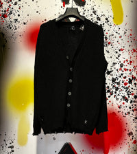 CARDIGAN STRAPPI NERO