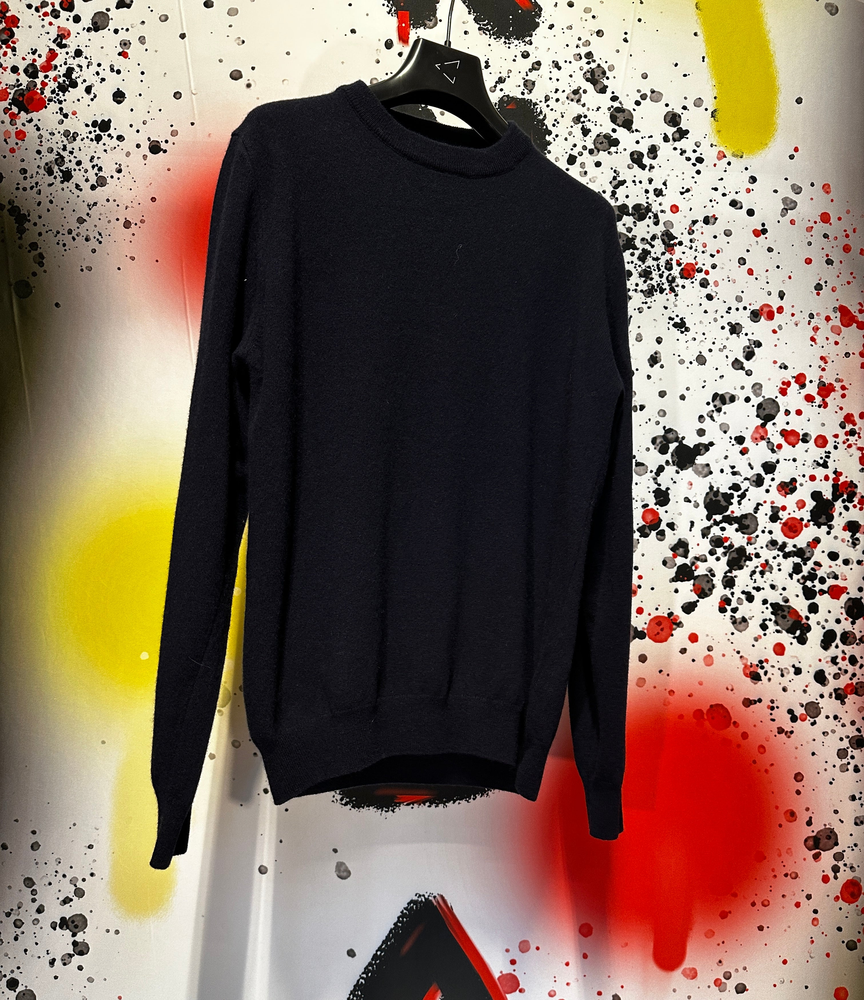 MAGLIONE NAVY CON PATCH ZIP