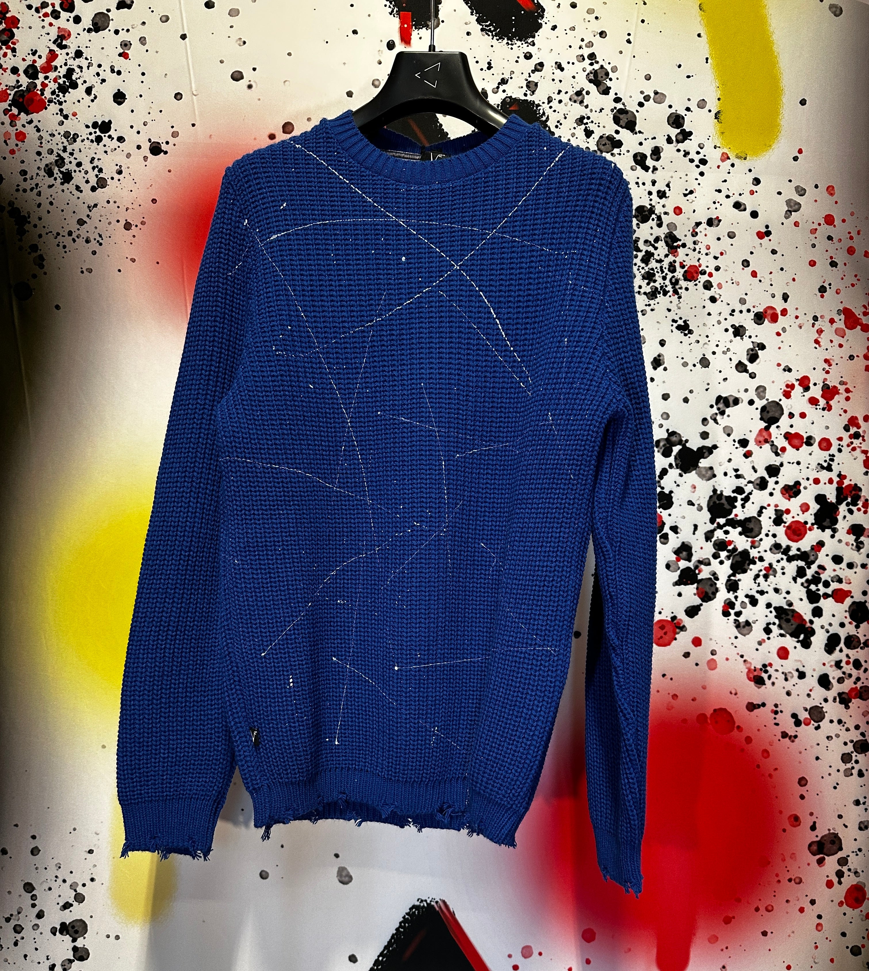 MAGLIONE ROYAL DESTROYED CON SCHIZZI