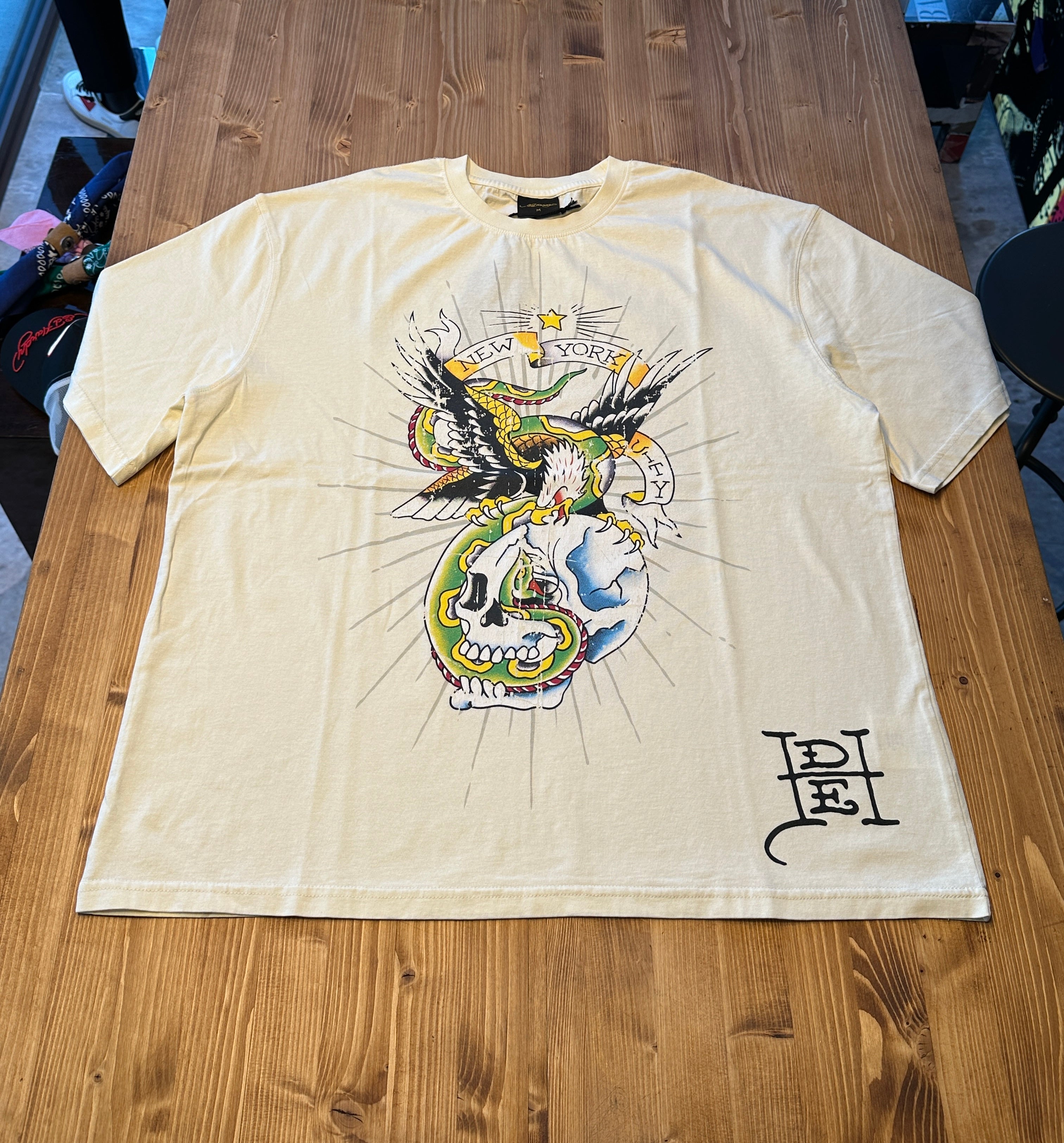 T-SHIRT ED HARDY EAGLE & SNAKE