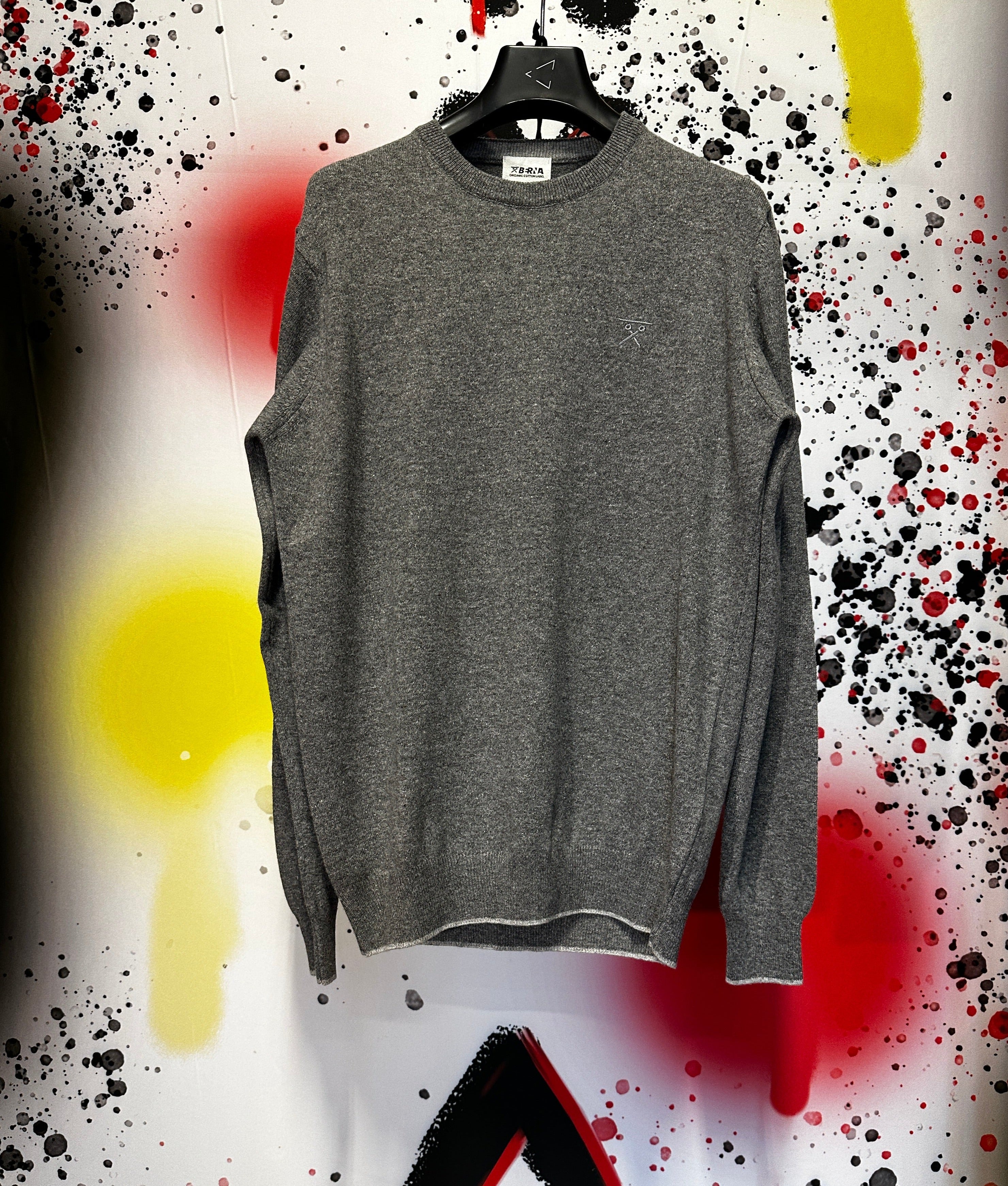 MAGLIONE BASIC GRIGIO