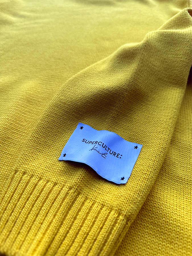 MAGLIONE GIROCOLLO GIALLO