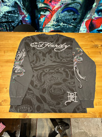 T-SHIRT LONG SLEEVE ED HARDY PANTHER & SNAKE