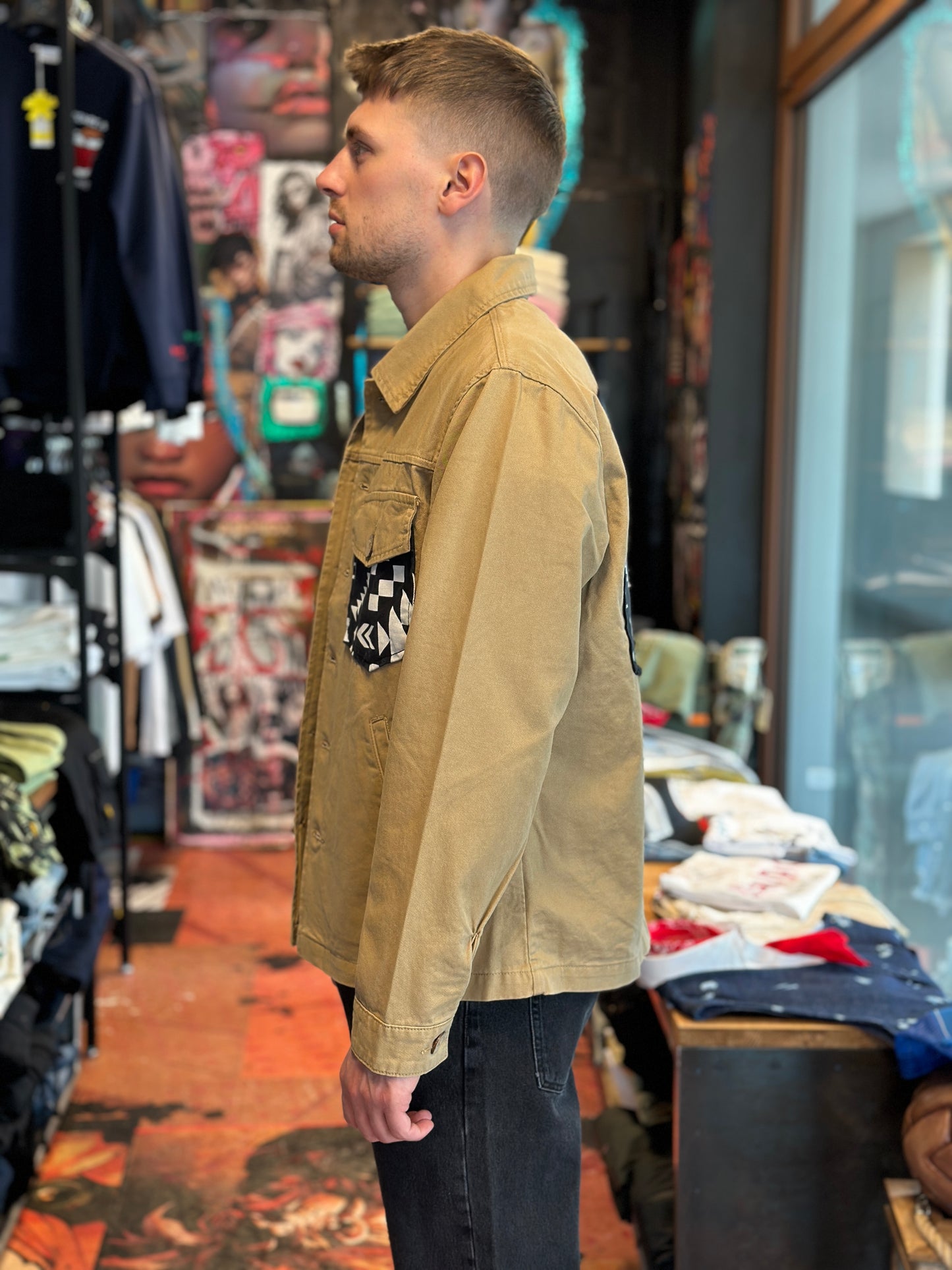 TOOCO FIELD JACKET OHANA BLACK/SAND