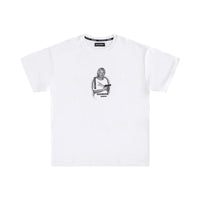 T-SHIRT STATE OF MIND GRANNY GUN BIANCO