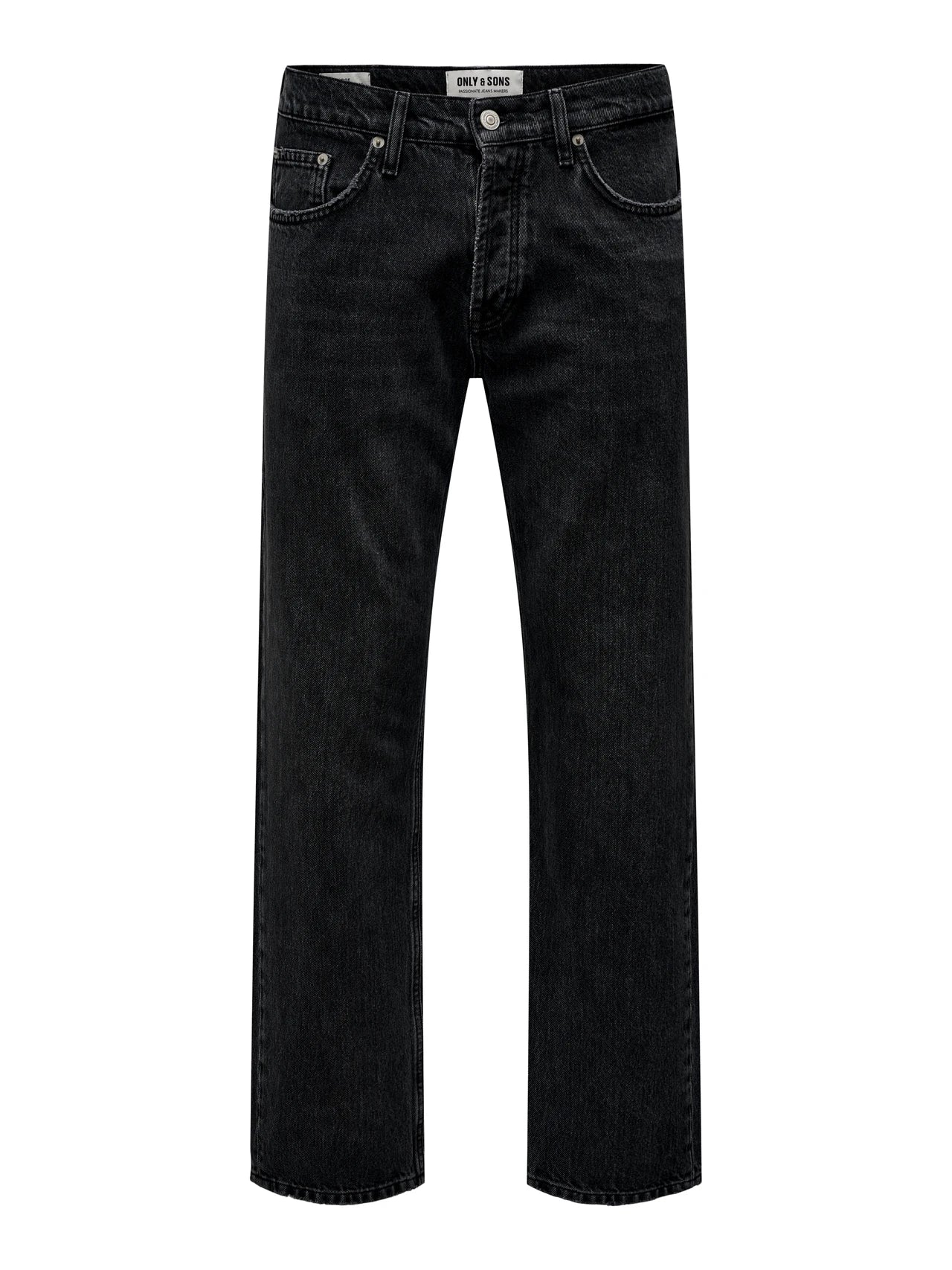 ONLY & SONS JEANS NERO STRAIGHT FIT